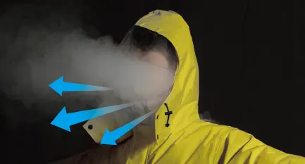 フードからの排出
