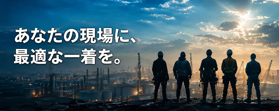 作業環境・用途別 作業服の選び方ガイド｜あなたの現場に、最適な一着を。